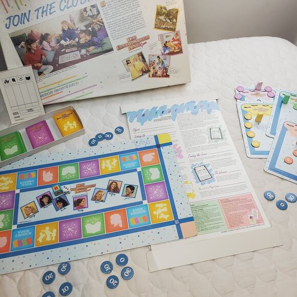 The Baby-Sitters Club Board Game Vintage 1989 Milton Bradley 80’s Teen Play Fun - Picture 10 of 15